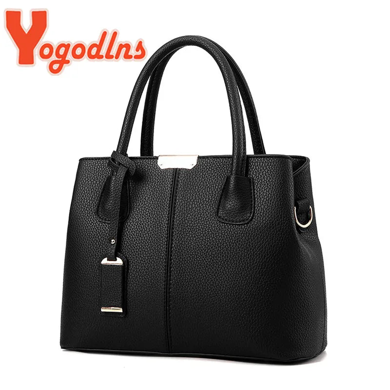 Yogodlns Famous Designer Brand Bags Women Leather Handbags New  Luxury Ladies Hand Bags Purse Fashion Shoulder Bags