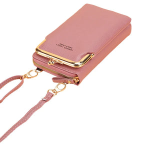 Women's Handbag Cell Phone Purse Shoulder Bag Female Luxury Ladies Wallet Clutch PU Leather Crossbody Bags for Women