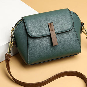 Luxury Designer Solid Color Women's Small Handbag Fashion Shoulder Messenger Bag Ladies pu Leather Shell Crossbody Bag Bolsas