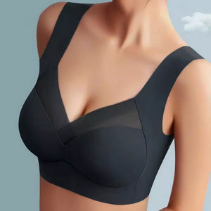 Sexy Seamless Bra Underwear for Women Push Up Anti-Sagging No Steel Ring Thin Beauty Vest Sports Running Shockproof Bra