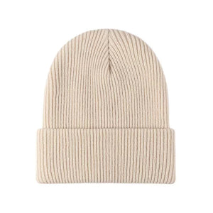 New Women Men Autumn Winter Warm Beanie Hat Solid Color Lady Male Stretch Knitted Crochet Beanies Hat Cap For Women Men