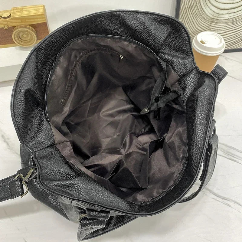 Female Hobo Handbag Large Capacity Shoulder Bags Big Stylsih Tote Bag Ladies Soft Leather Hobos Messenger Bags Women Shopper Bag