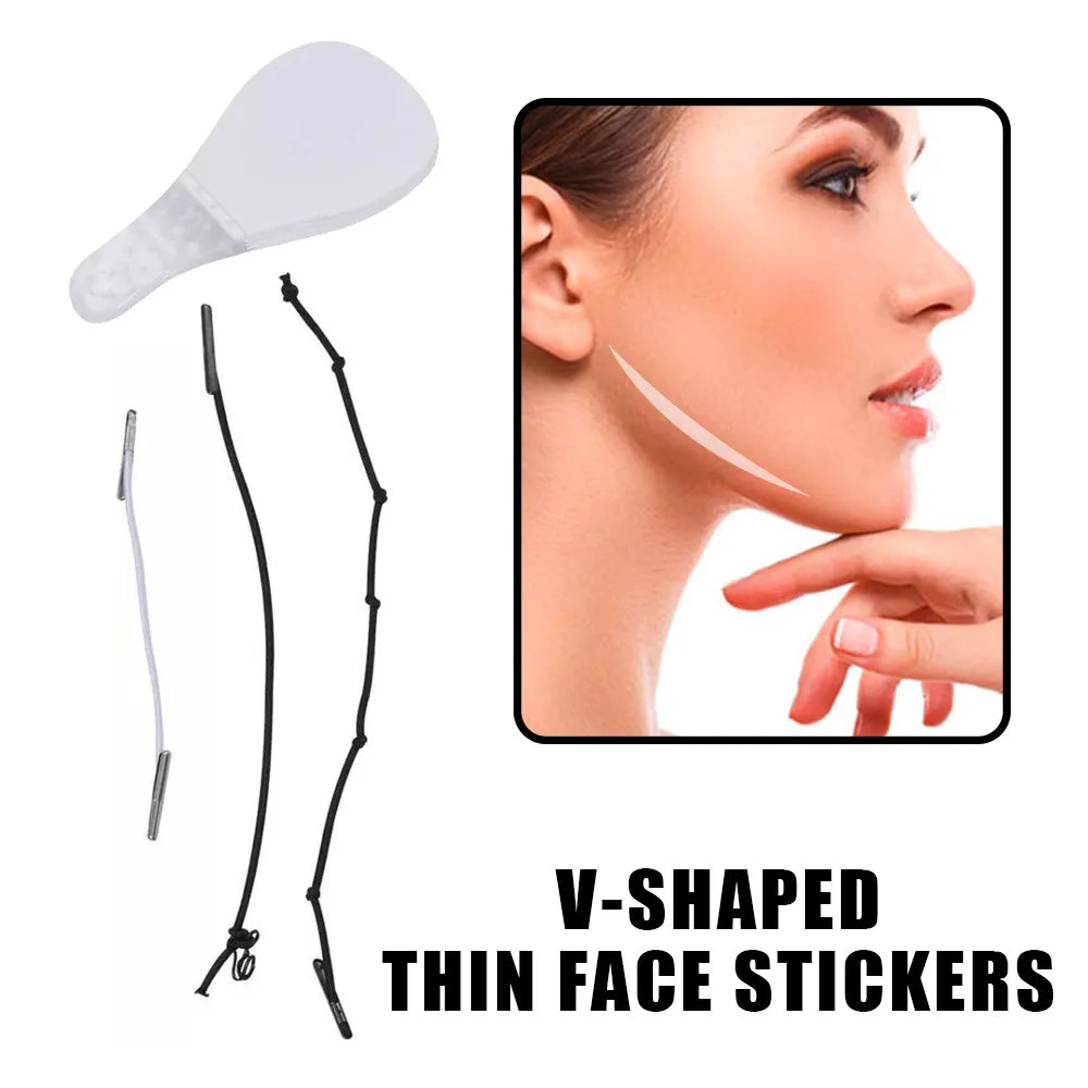 40Pcs/Set Instant Invisible Face Stickers V-Shape FaceSagging Skin Lift Up Facial Thin Line Wrinkle Fast Chin Adhesive Tape