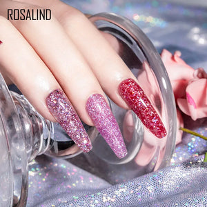 ROSALIND Poly UV Nail Extension Gel Art Design Nail Supplies For Professionals Semi Permanent Varnishe Builder Nails Glue15ML